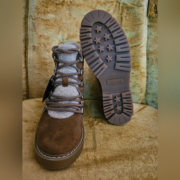 Brown Suede squad boot - Picture 2 of 3